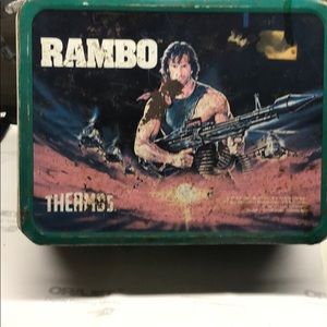 Vintage Rambo lunch metal lunch box